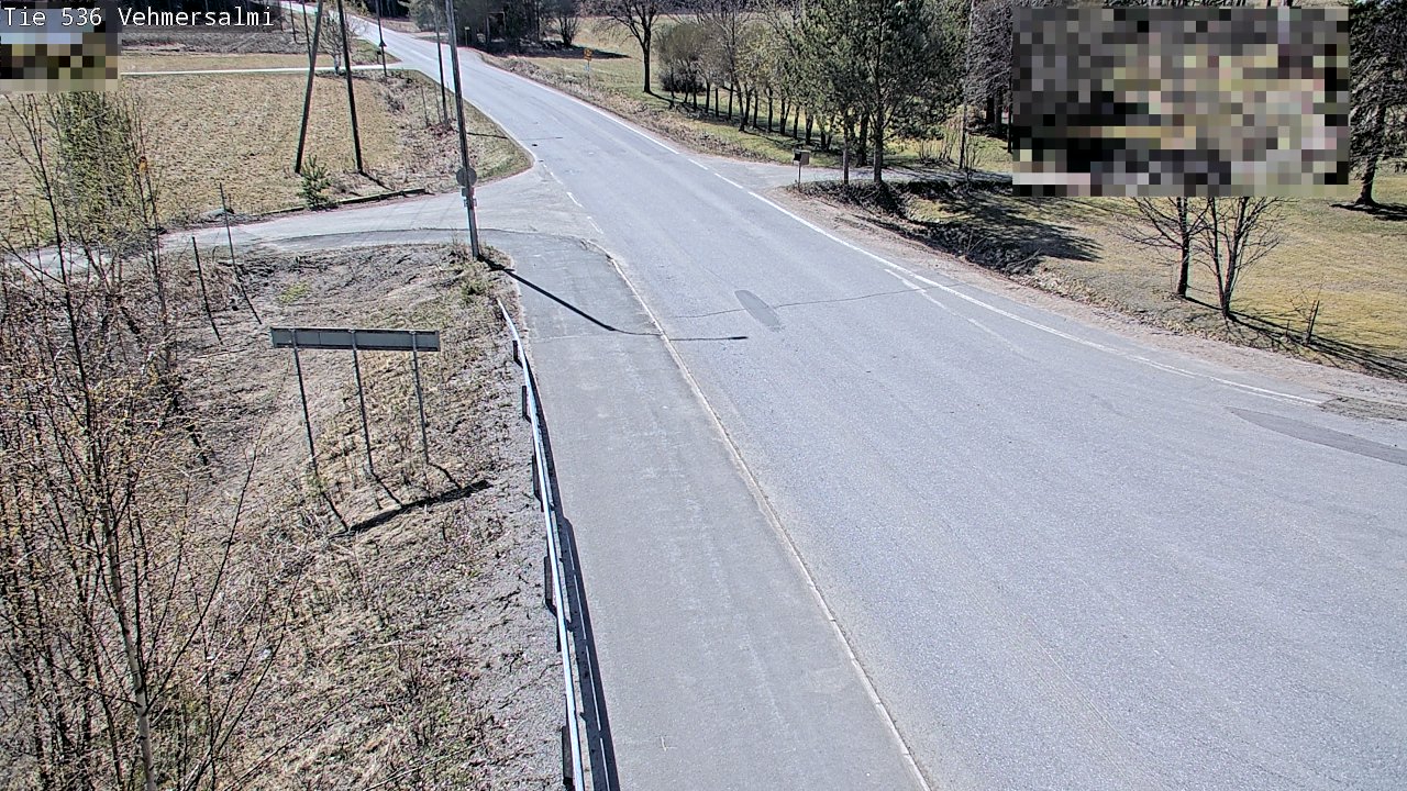 Weather Camera Image Väg 536 Kuopio, Vehmersalmi, Kuopio, Pohjois-Savo