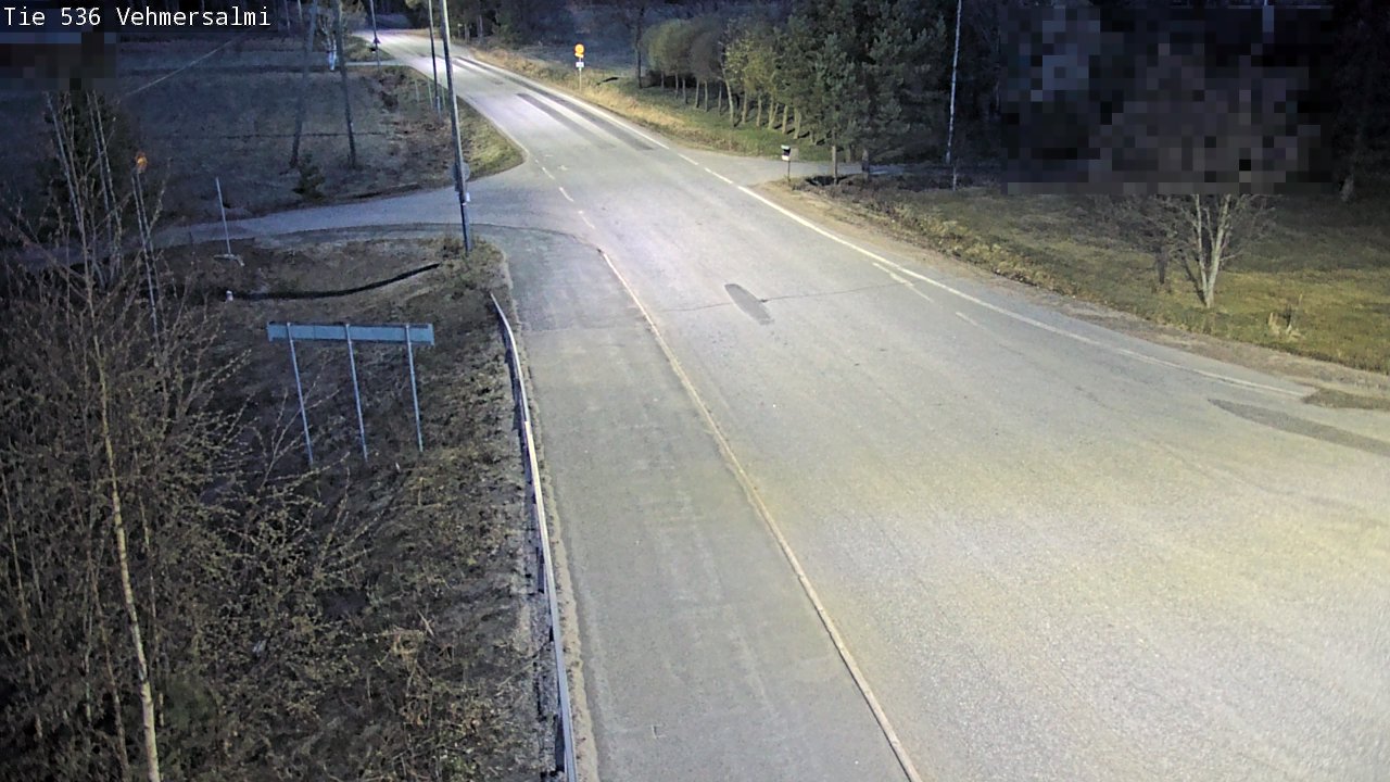 Weather Camera Image Väg 536 Kuopio, Vehmersalmi, Kuopio, Pohjois-Savo