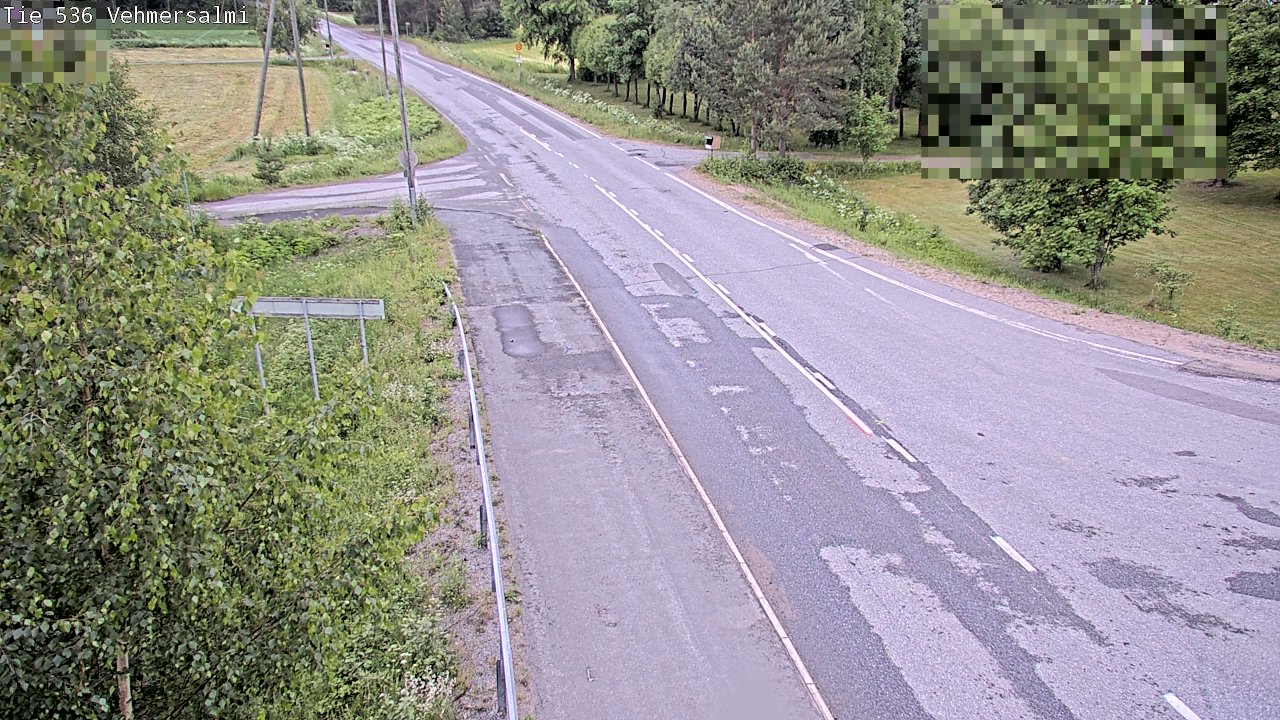 Weather Camera Image Road 536 Kuopio, Vehmersalmi, Kuopio, Pohjois-Savo