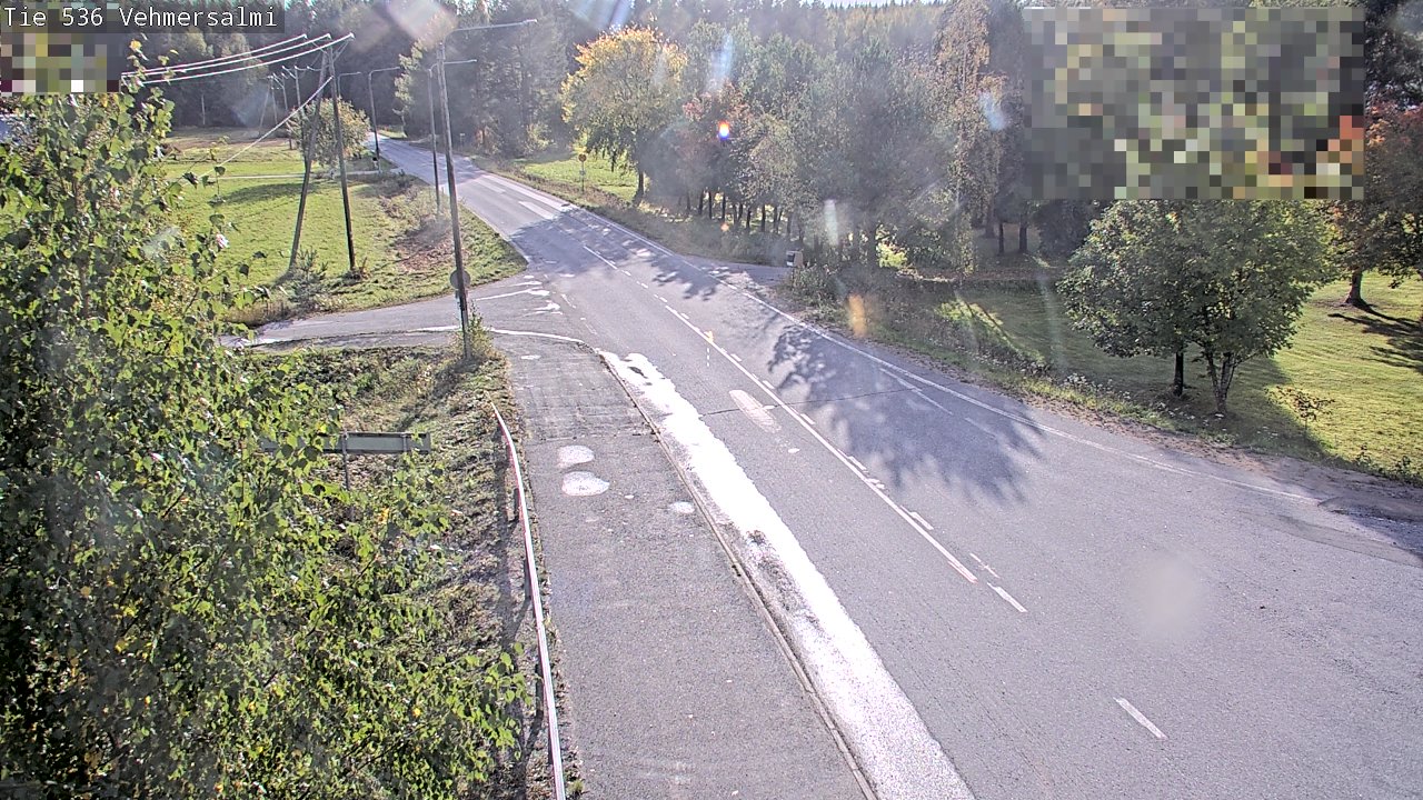 Weather Camera Image Väg 536 Kuopio, Vehmersalmi, Kuopio, Pohjois-Savo