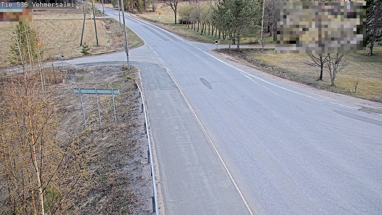 Weather Camera Image Väg 536 Kuopio, Vehmersalmi, Kuopio, Pohjois-Savo