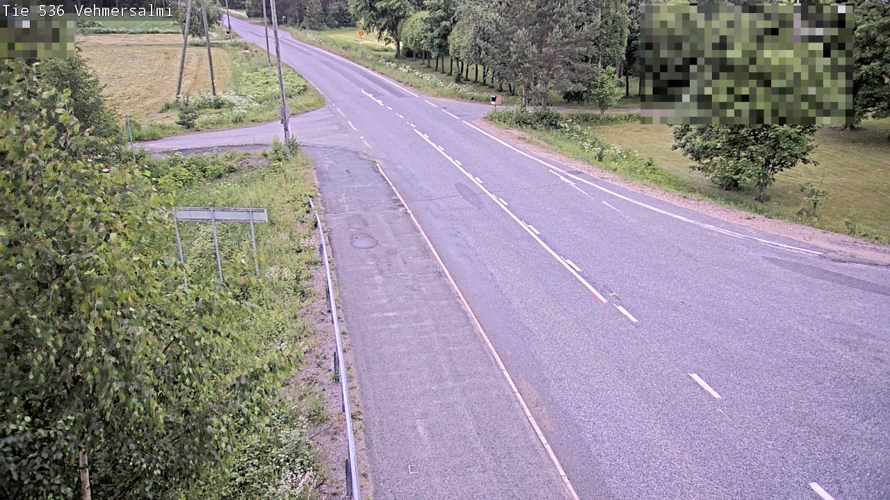 Weather Camera Image Road 536 Kuopio, Vehmersalmi, Kuopio, Pohjois-Savo