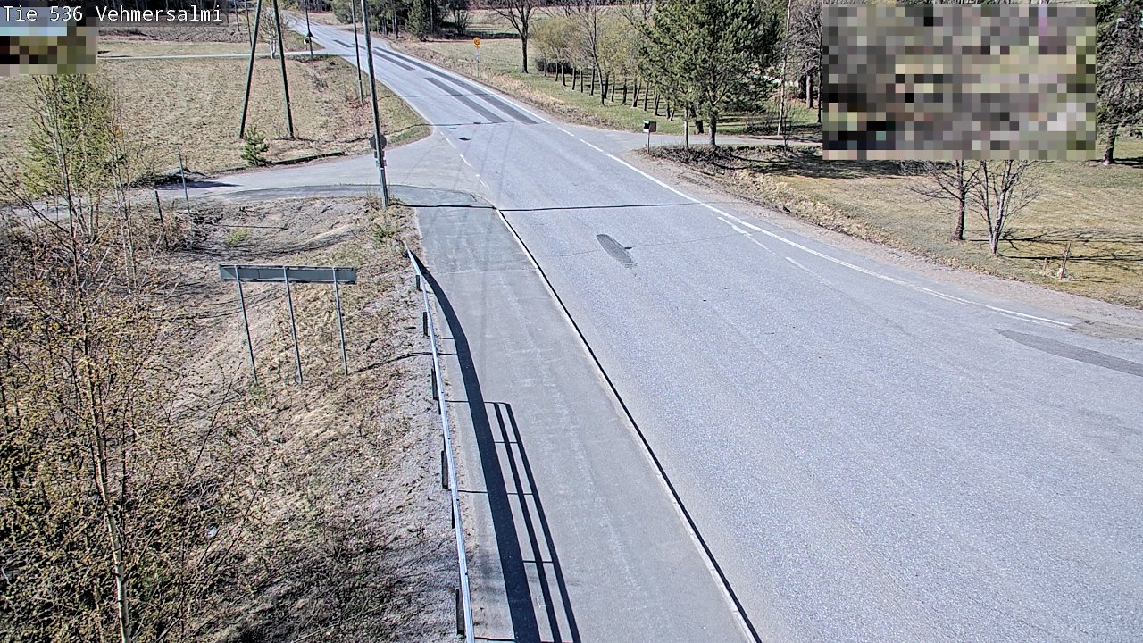 Weather Camera Image Road 536 Kuopio, Vehmersalmi, Kuopio, Pohjois-Savo