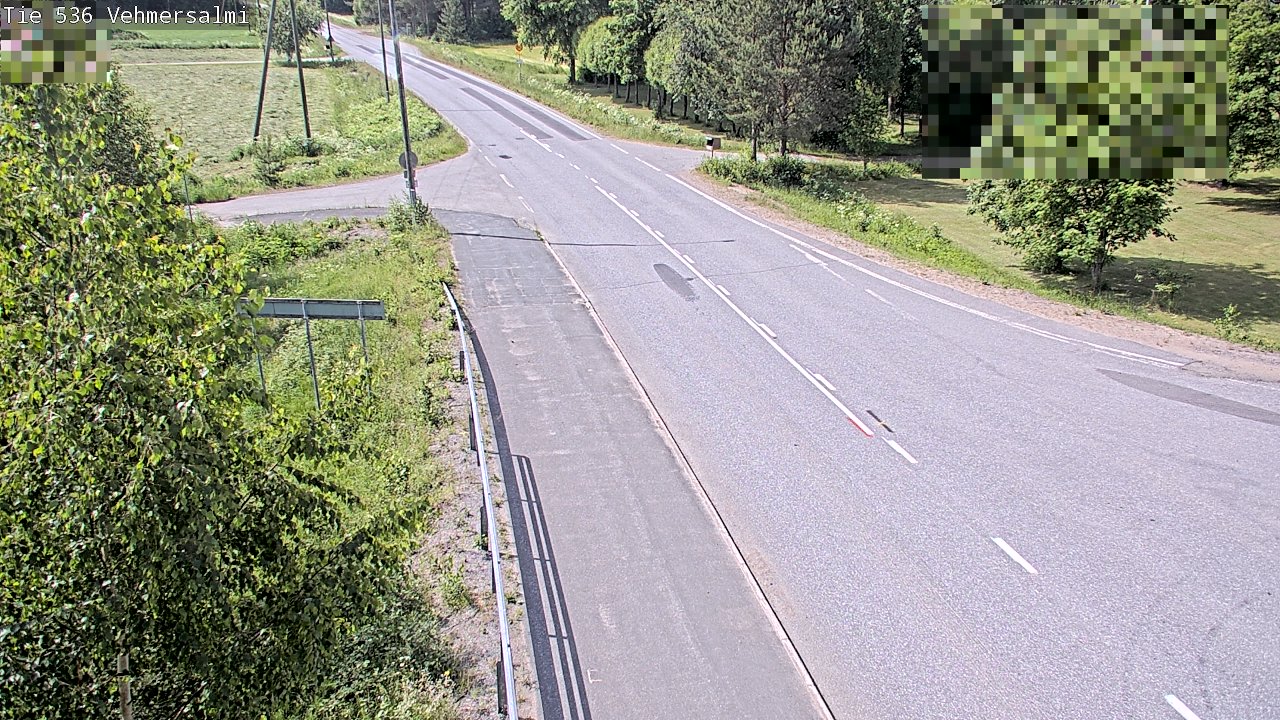 Weather Camera Image Road 536 Kuopio, Vehmersalmi, Kuopio, Pohjois-Savo