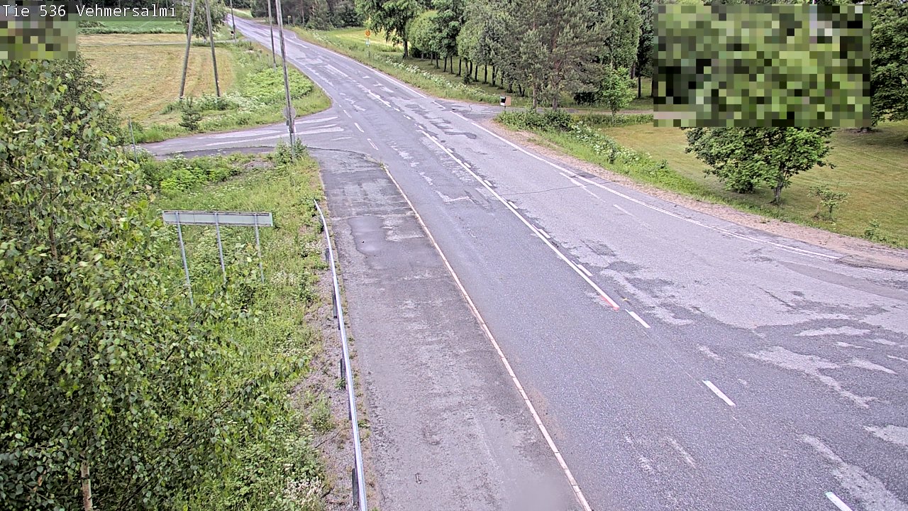Weather Camera Image Road 536 Kuopio, Vehmersalmi, Kuopio, Pohjois-Savo
