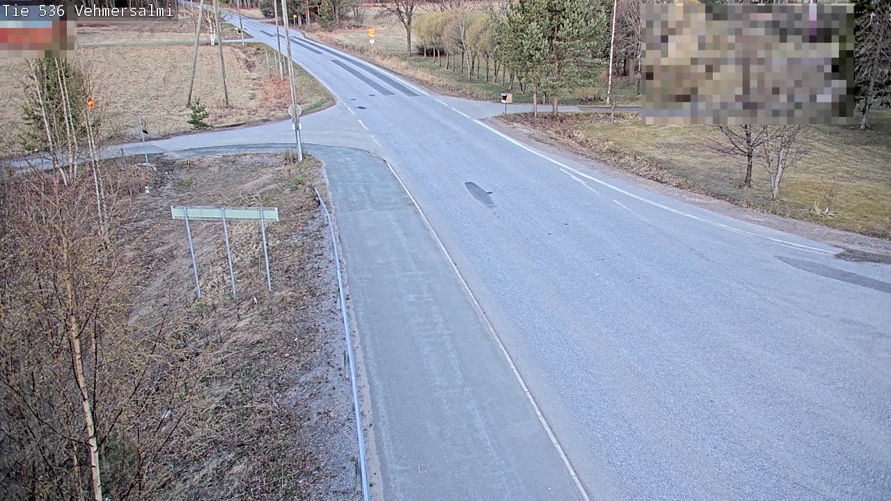 Weather Camera Image Väg 536 Kuopio, Vehmersalmi, Kuopio, Pohjois-Savo