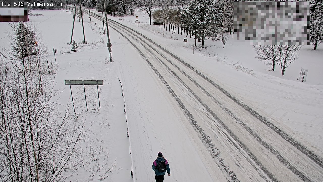 Weather Camera Image Road 536 Kuopio, Vehmersalmi, Kuopio, Pohjois-Savo