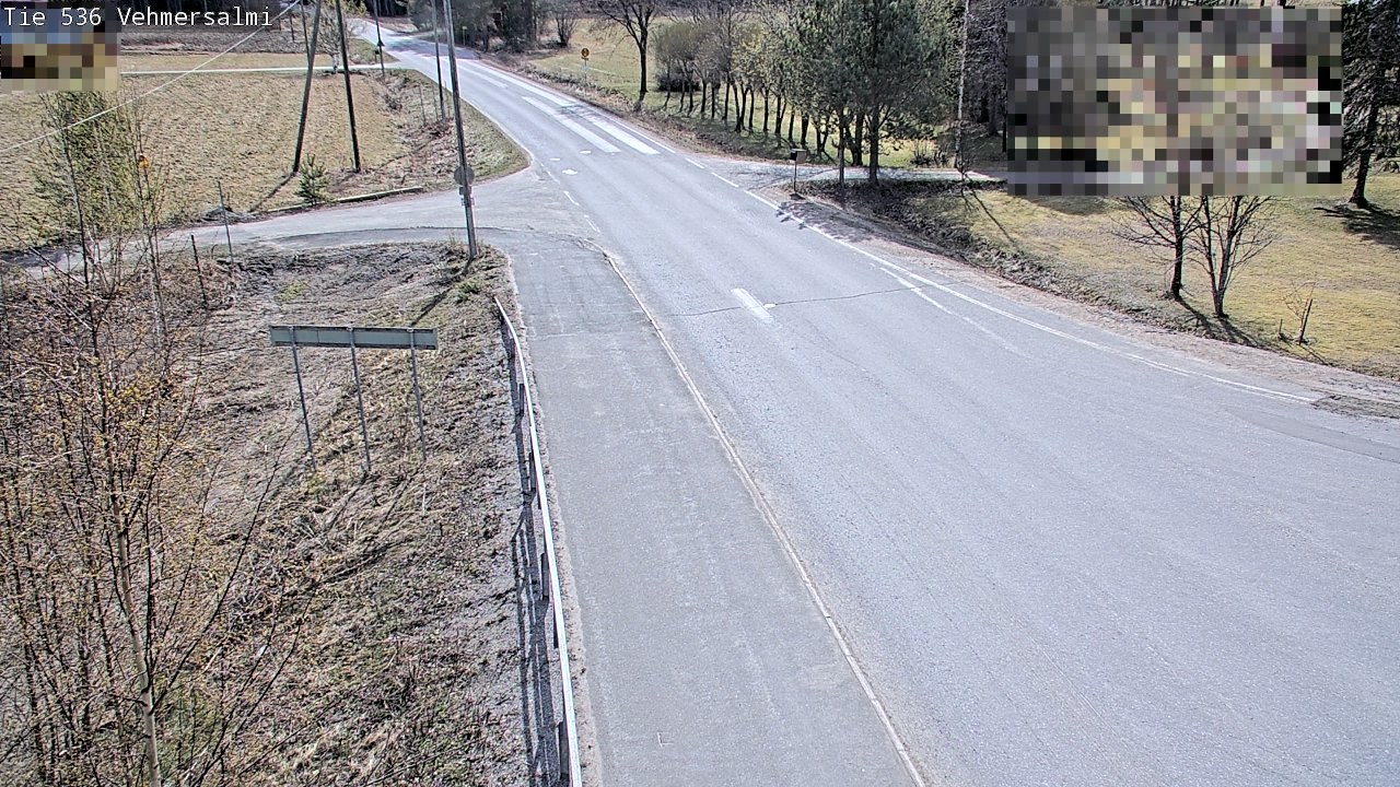 Weather Camera Image Väg 536 Kuopio, Vehmersalmi, Kuopio, Pohjois-Savo