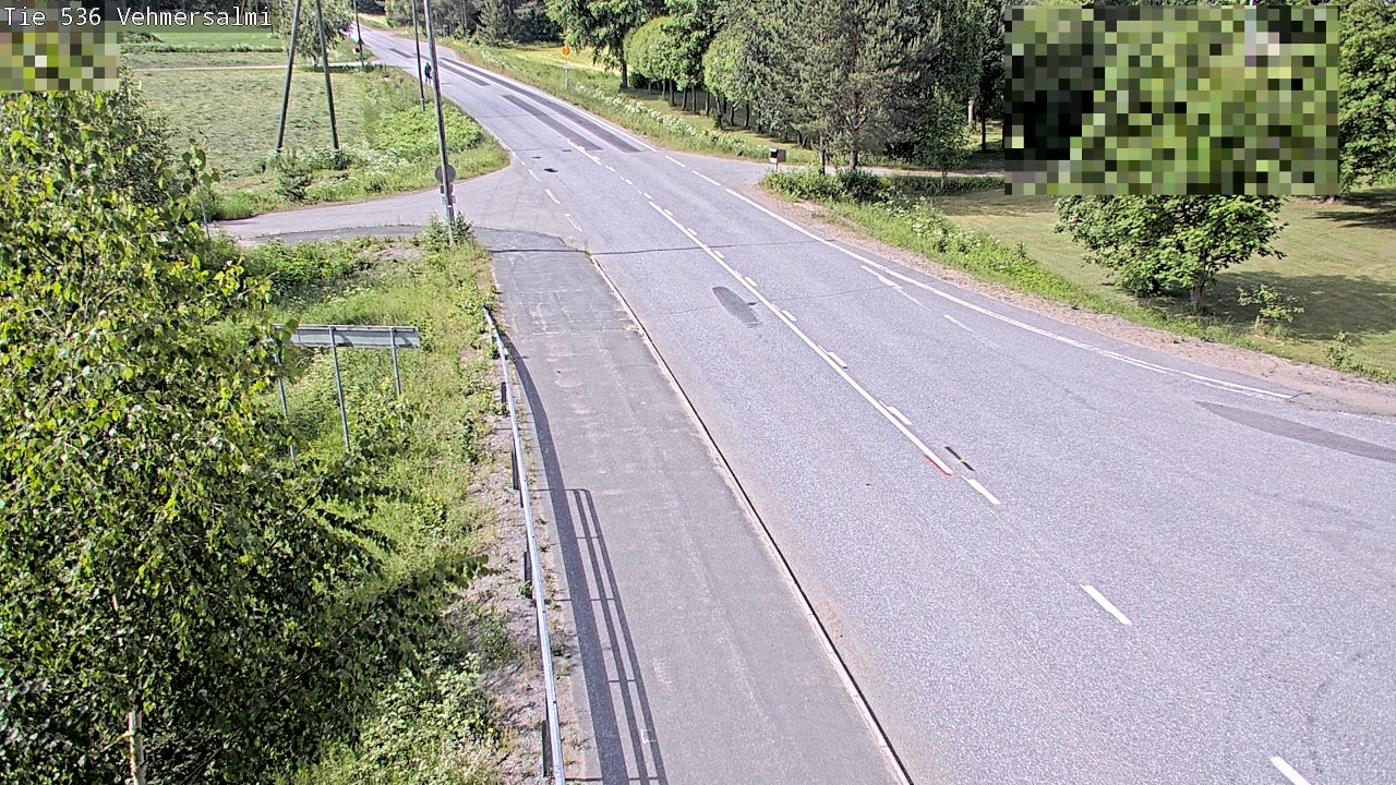 Weather Camera Image Road 536 Kuopio, Vehmersalmi, Kuopio, Pohjois-Savo