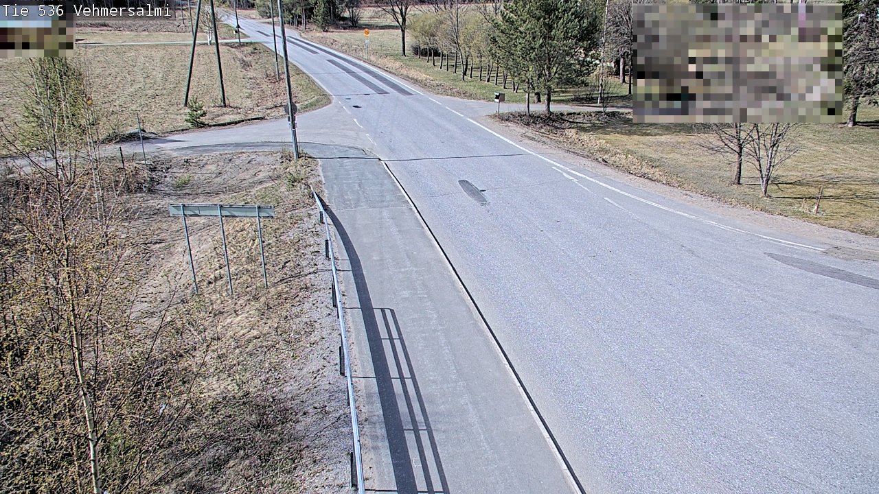 Weather Camera Image Road 536 Kuopio, Vehmersalmi, Kuopio, Pohjois-Savo