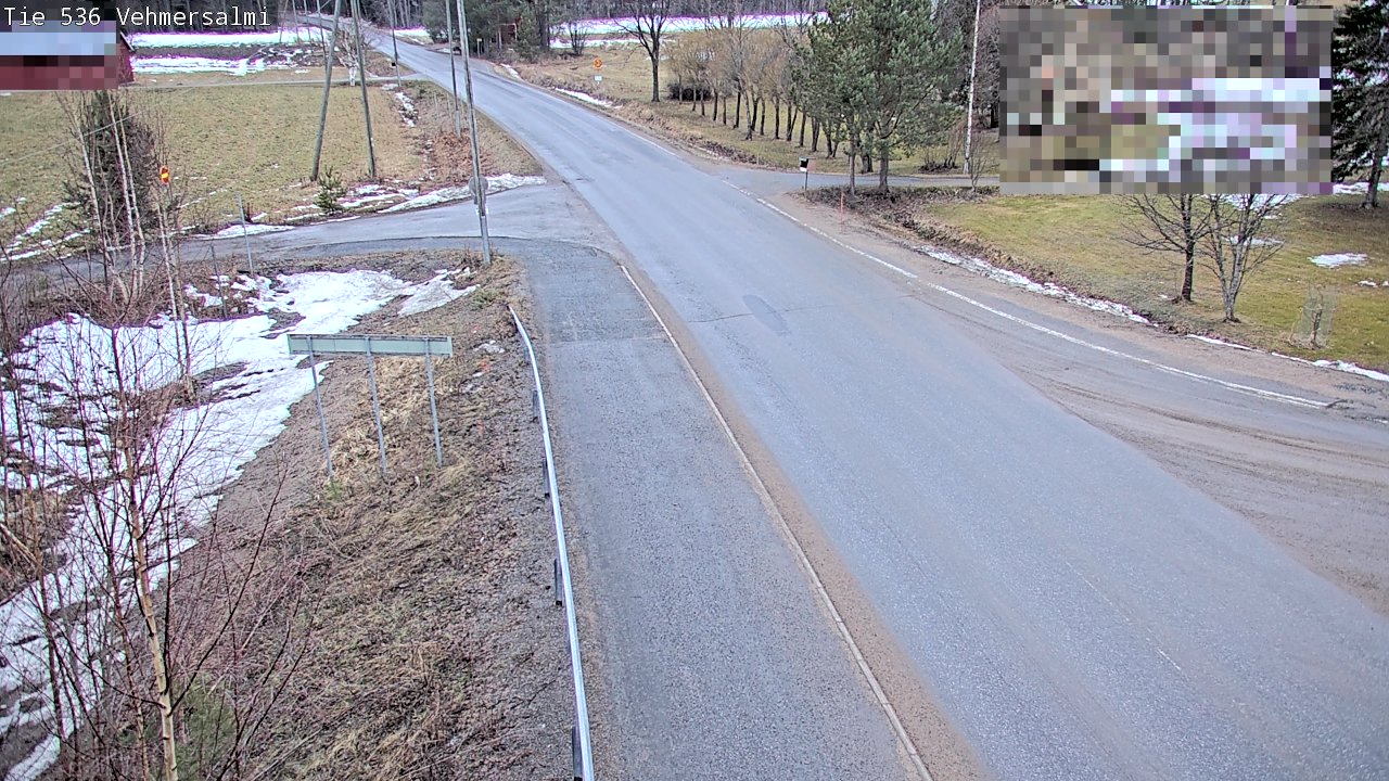 Weather Camera Image Road 536 Kuopio, Vehmersalmi, Kuopio, Pohjois-Savo