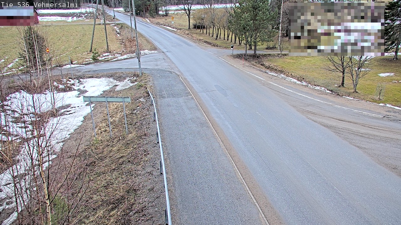 Weather Camera Image Road 536 Kuopio, Vehmersalmi, Kuopio, Pohjois-Savo