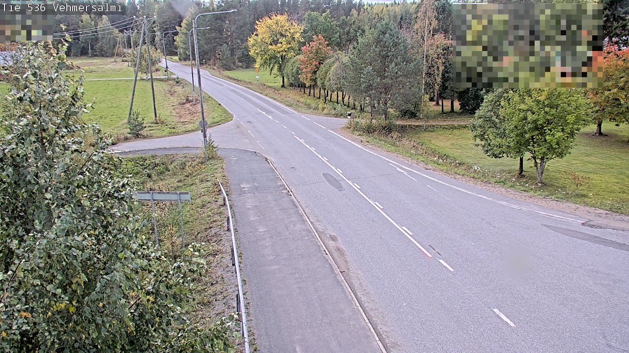 Weather Camera Image Road 536 Kuopio, Vehmersalmi, Kuopio, Pohjois-Savo