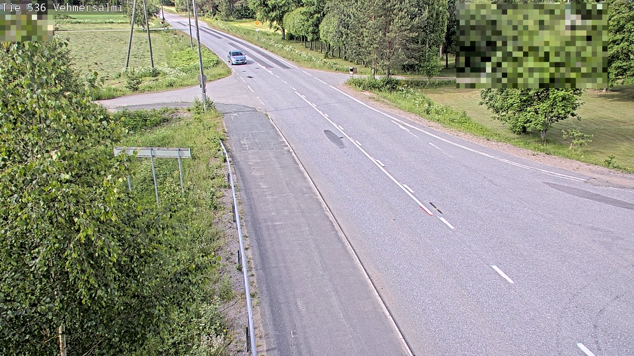 Weather Camera Image Road 536 Kuopio, Vehmersalmi, Kuopio, Pohjois-Savo