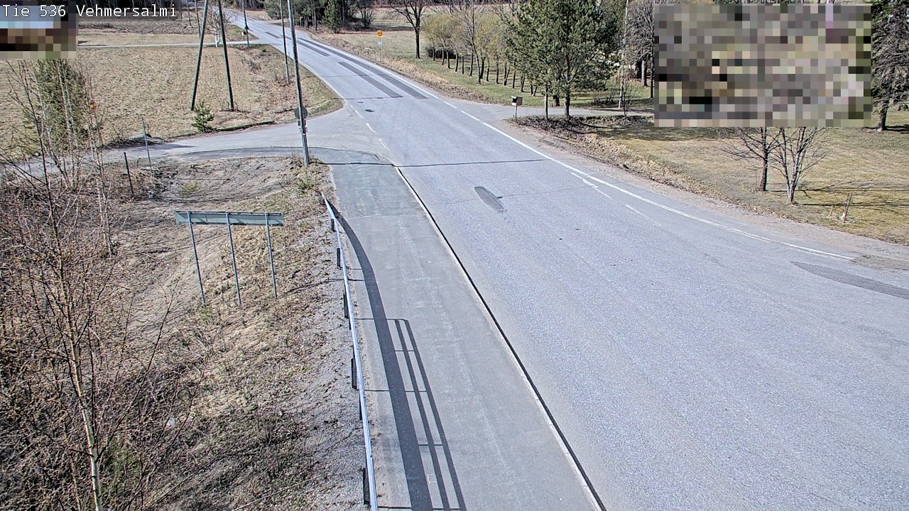 Weather Camera Image Väg 536 Kuopio, Vehmersalmi, Kuopio, Pohjois-Savo