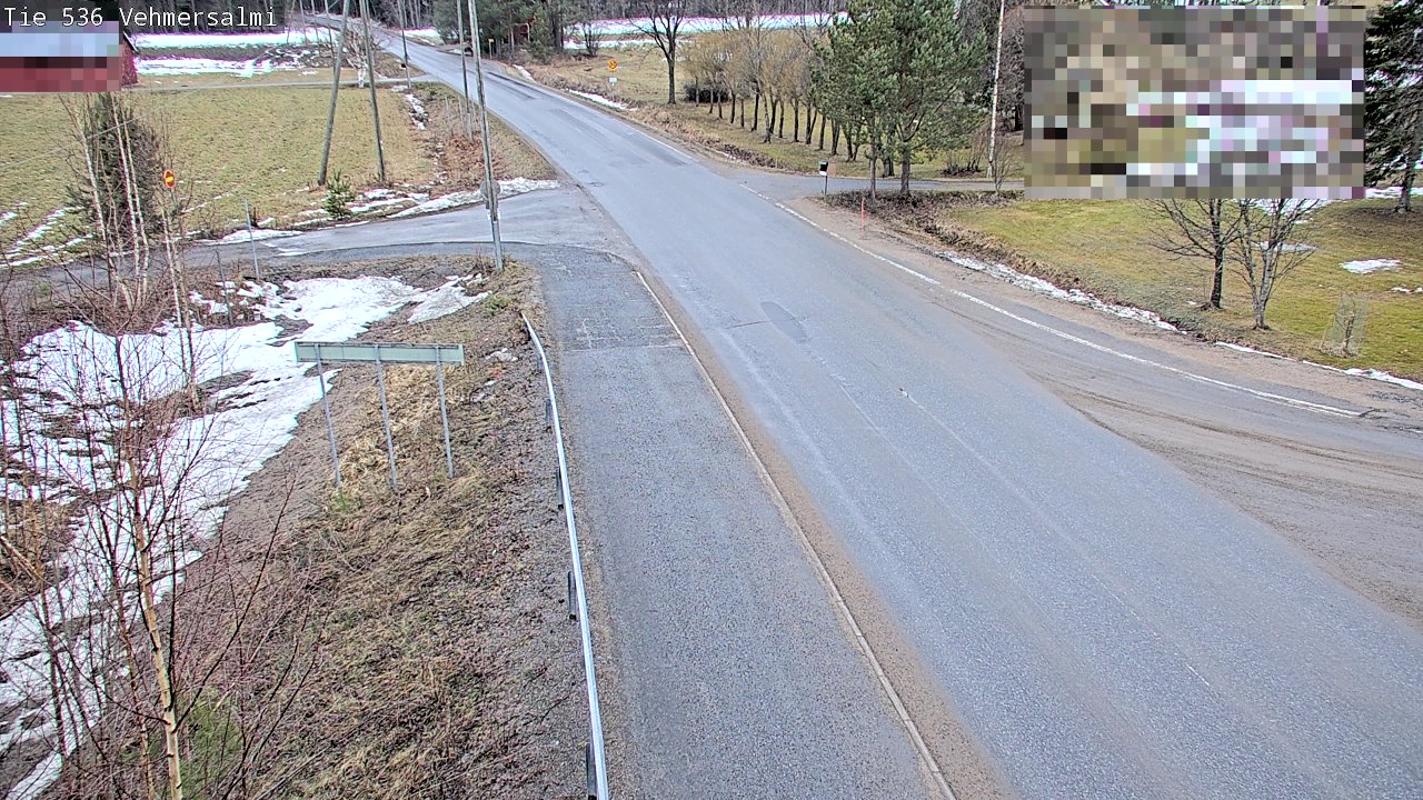 Weather Camera Image Road 536 Kuopio, Vehmersalmi, Kuopio, Pohjois-Savo