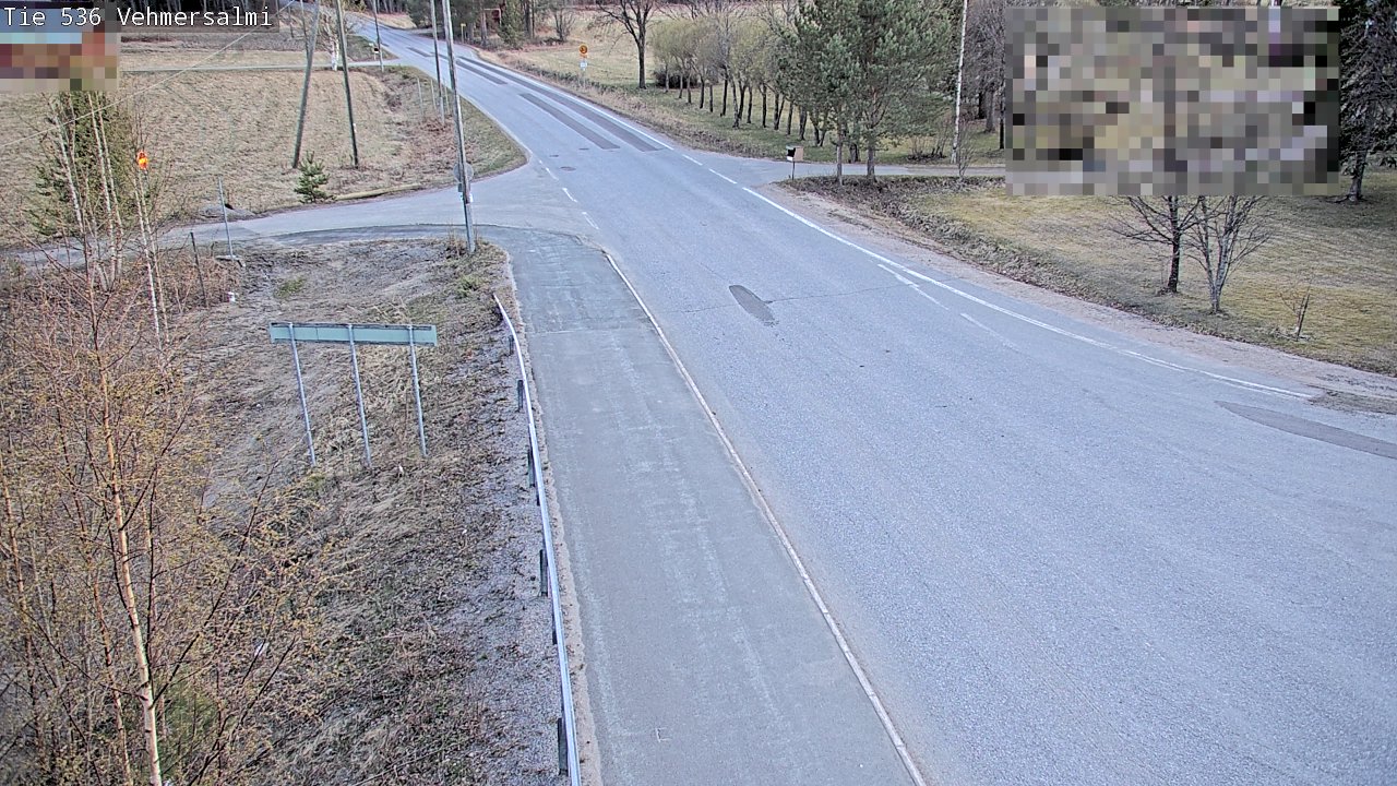 Weather Camera Image Väg 536 Kuopio, Vehmersalmi, Kuopio, Pohjois-Savo