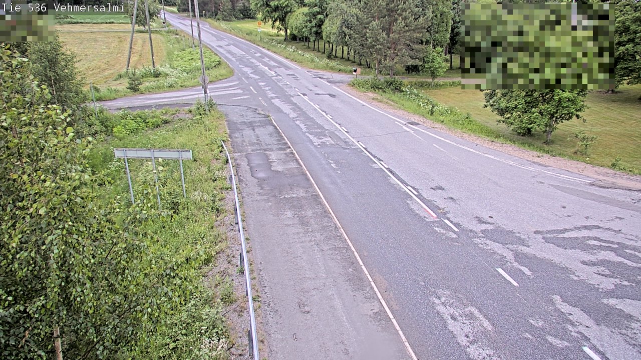 Weather Camera Image Road 536 Kuopio, Vehmersalmi, Kuopio, Pohjois-Savo