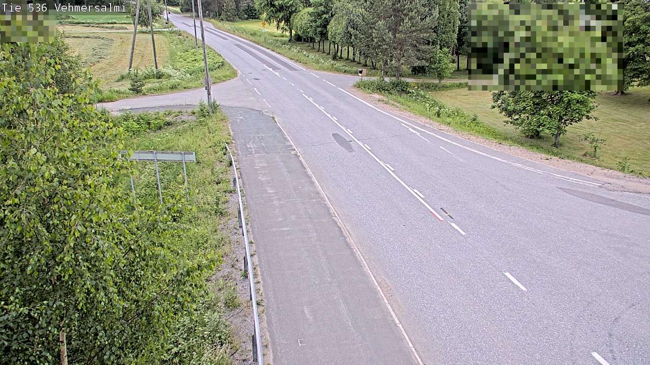 Weather Camera Image Road 536 Kuopio, Vehmersalmi, Kuopio, Pohjois-Savo