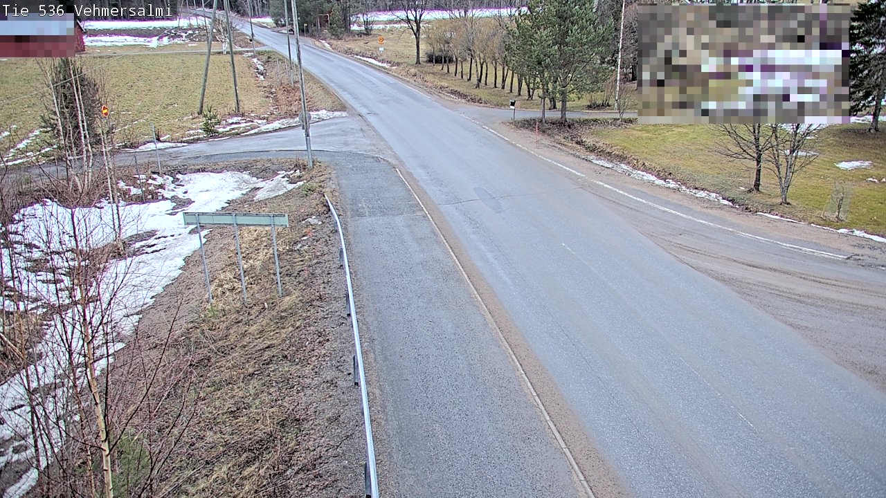 Weather Camera Image Road 536 Kuopio, Vehmersalmi, Kuopio, Pohjois-Savo
