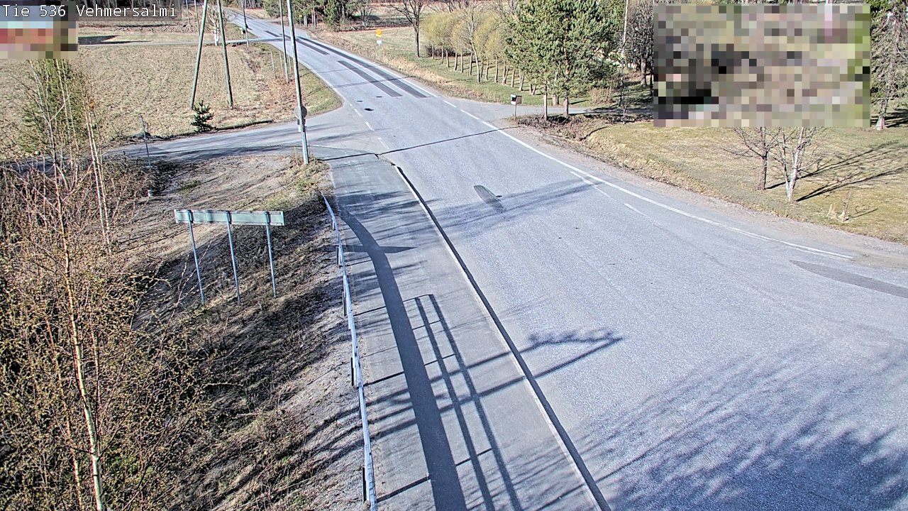 Weather Camera Image Road 536 Kuopio, Vehmersalmi, Kuopio, Pohjois-Savo