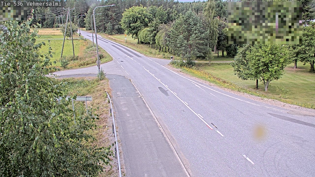 Weather Camera Image Road 536 Kuopio, Vehmersalmi, Kuopio, Pohjois-Savo