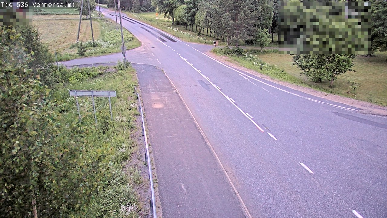 Weather Camera Image Road 536 Kuopio, Vehmersalmi, Kuopio, Pohjois-Savo