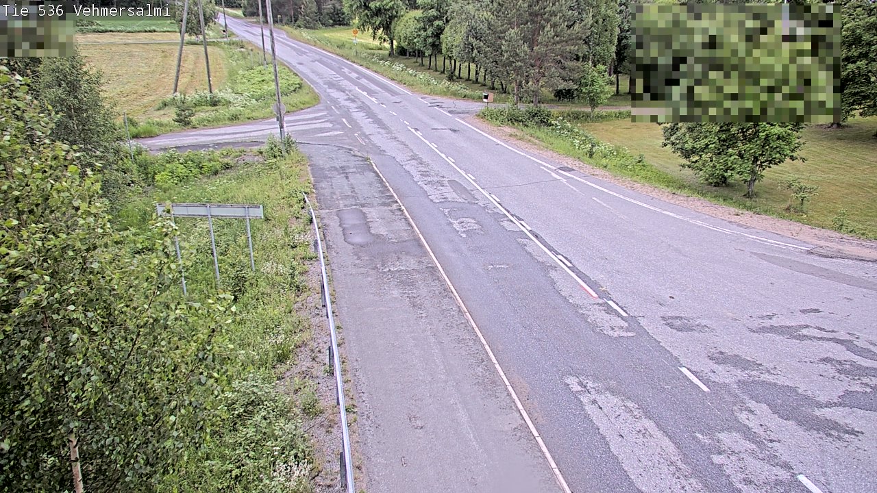 Weather Camera Image Road 536 Kuopio, Vehmersalmi, Kuopio, Pohjois-Savo