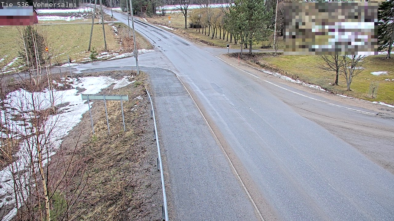 Weather Camera Image Road 536 Kuopio, Vehmersalmi, Kuopio, Pohjois-Savo