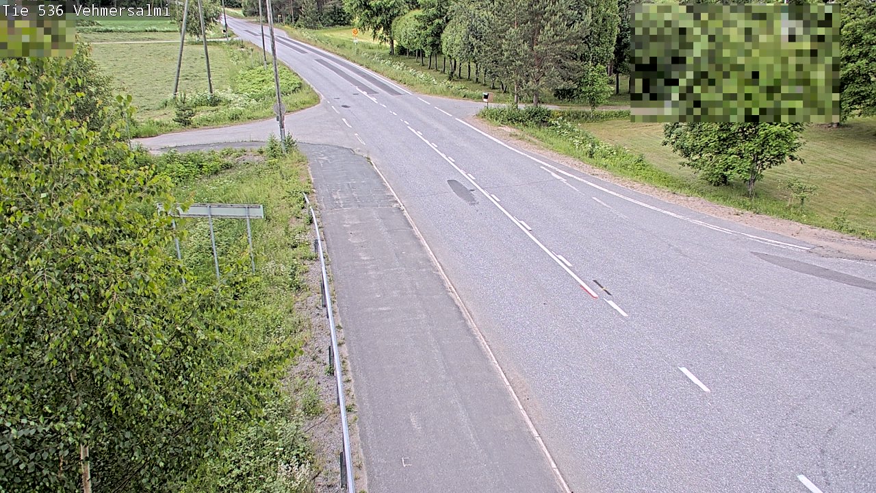 Weather Camera Image Road 536 Kuopio, Vehmersalmi, Kuopio, Pohjois-Savo