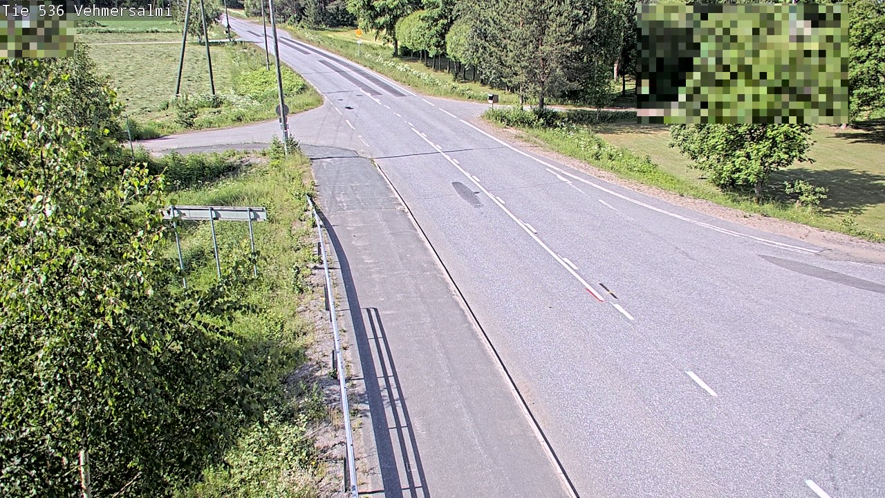 Weather Camera Image Road 536 Kuopio, Vehmersalmi, Kuopio, Pohjois-Savo