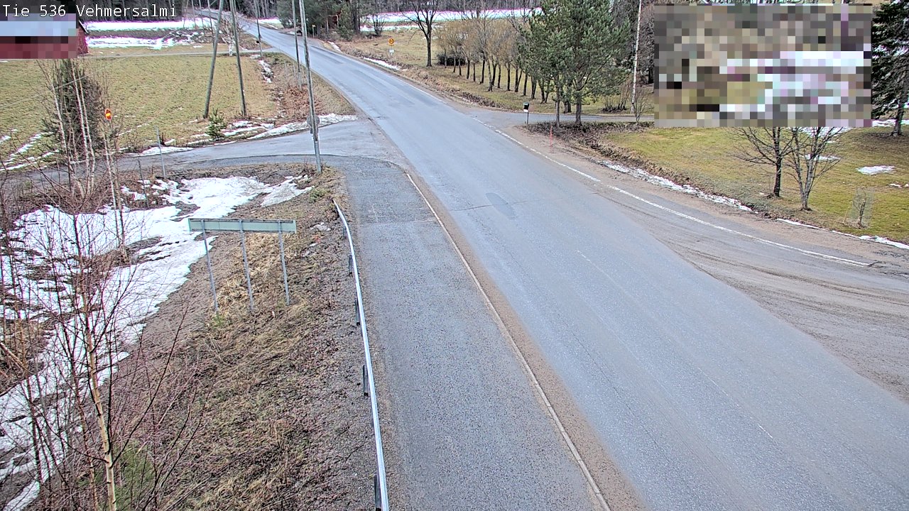 Weather Camera Image Road 536 Kuopio, Vehmersalmi, Kuopio, Pohjois-Savo