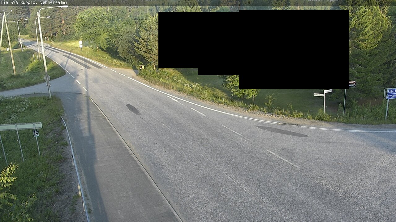 Kelikamerat Kuva Tie 536 Kuopio, Vehmersalmi, Kuopio, Pohjois-Savo