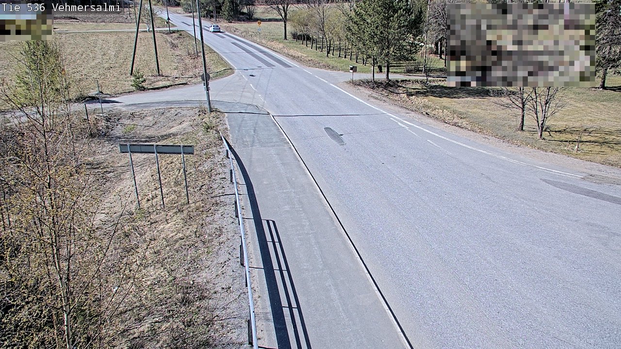 Weather Camera Image Road 536 Kuopio, Vehmersalmi, Kuopio, Pohjois-Savo