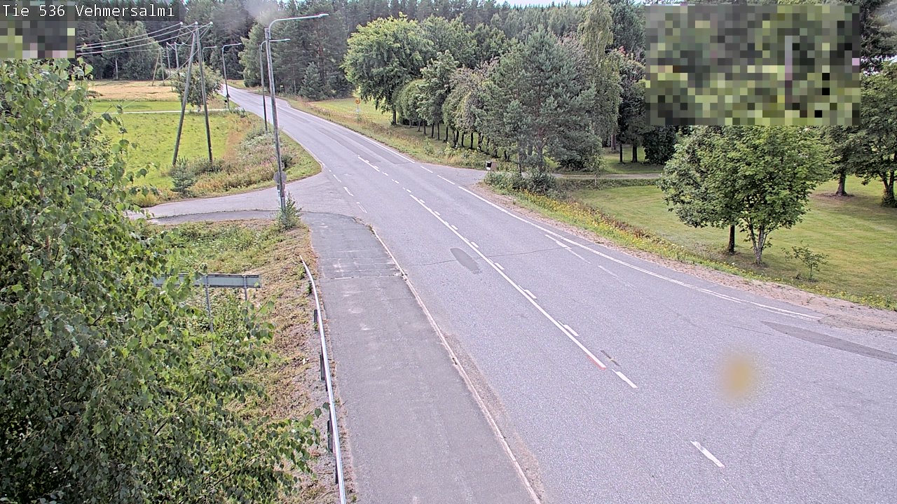 Weather Camera Image Väg 536 Kuopio, Vehmersalmi, Kuopio, Pohjois-Savo