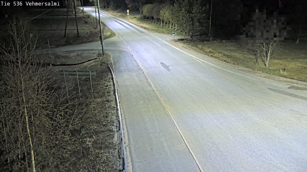 Weather Camera Image Road 536 Kuopio, Vehmersalmi, Kuopio, Pohjois-Savo