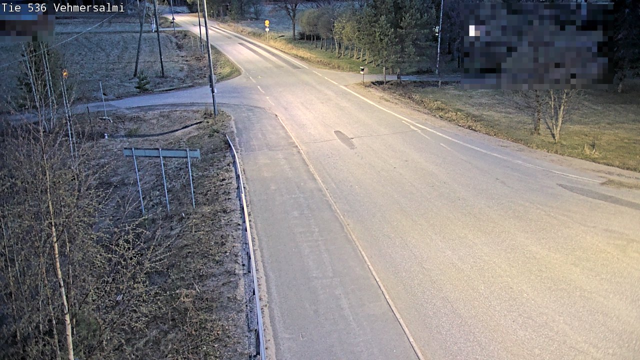 Weather Camera Image Väg 536 Kuopio, Vehmersalmi, Kuopio, Pohjois-Savo