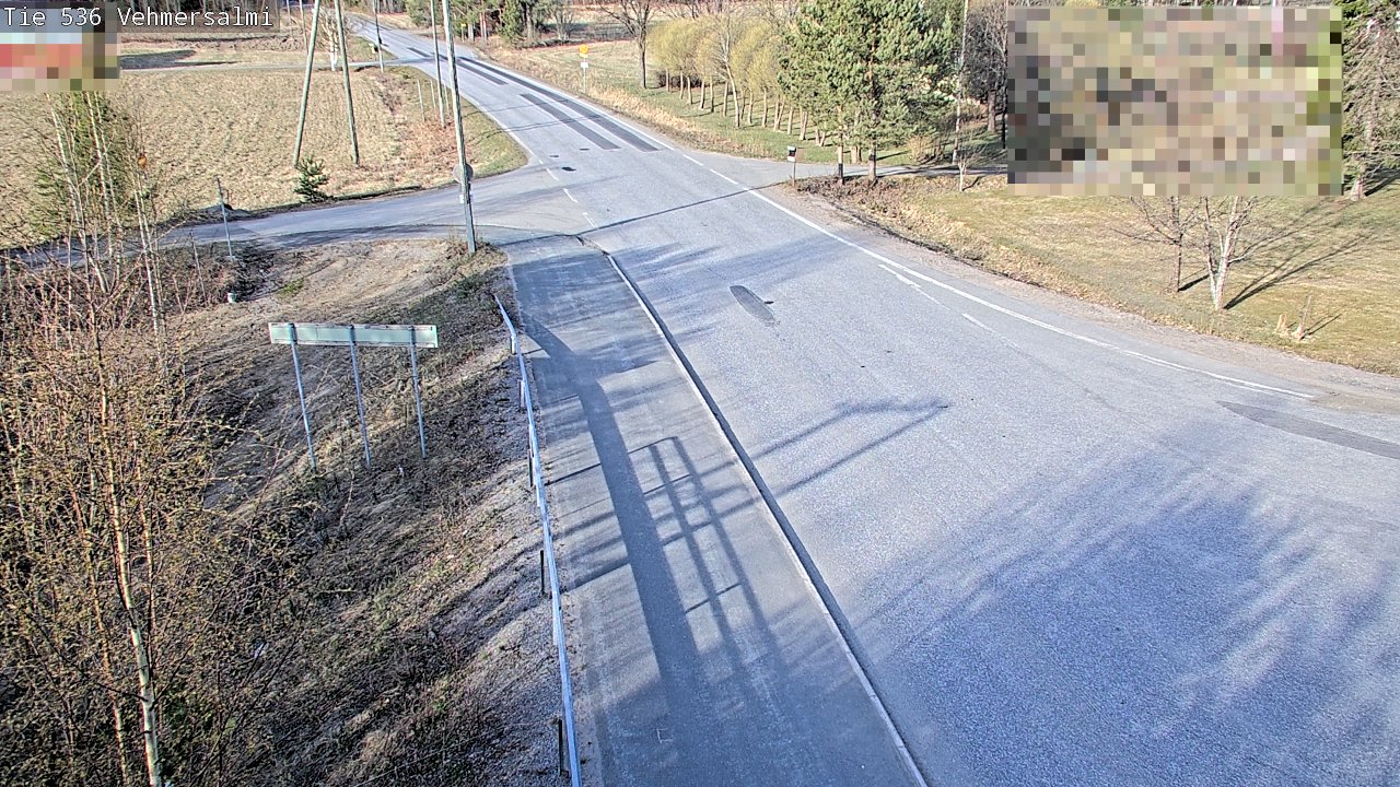 Weather Camera Image Road 536 Kuopio, Vehmersalmi, Kuopio, Pohjois-Savo