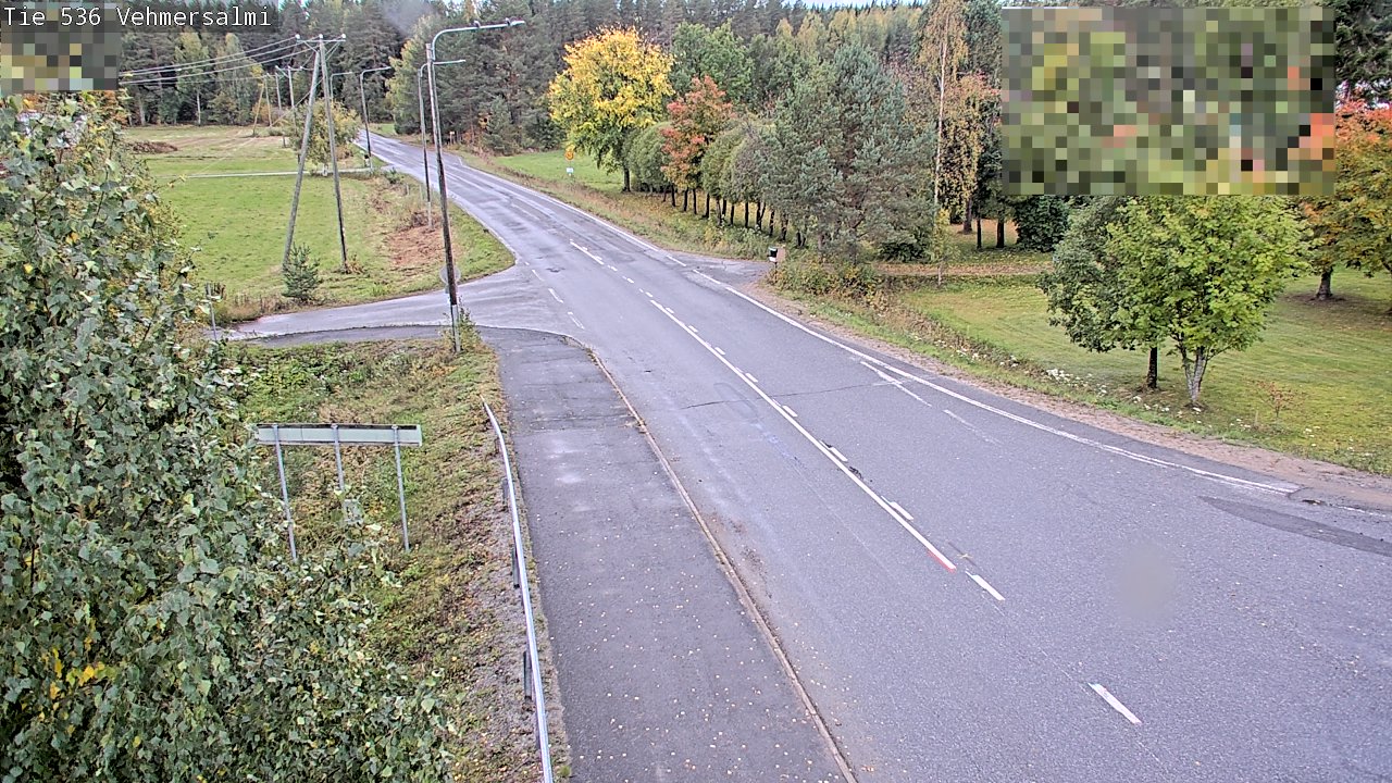 Weather Camera Image Väg 536 Kuopio, Vehmersalmi, Kuopio, Pohjois-Savo