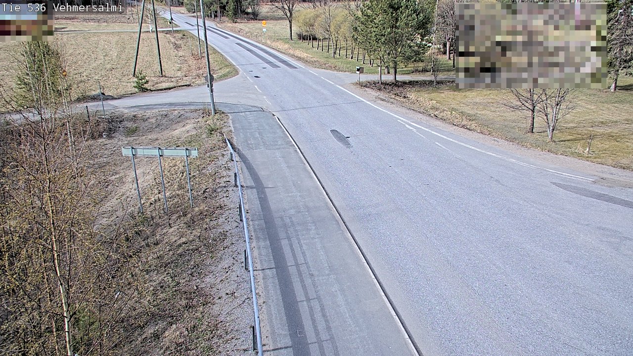 Weather Camera Image Road 536 Kuopio, Vehmersalmi, Kuopio, Pohjois-Savo