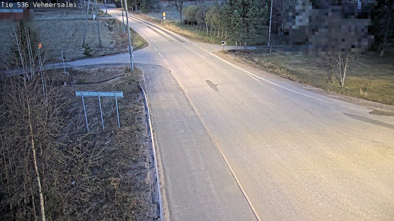 Weather Camera Image Väg 536 Kuopio, Vehmersalmi, Kuopio, Pohjois-Savo