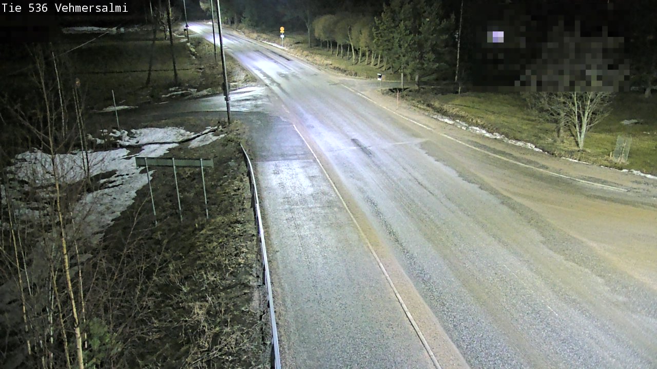 Weather Camera Image Road 536 Kuopio, Vehmersalmi, Kuopio, Pohjois-Savo