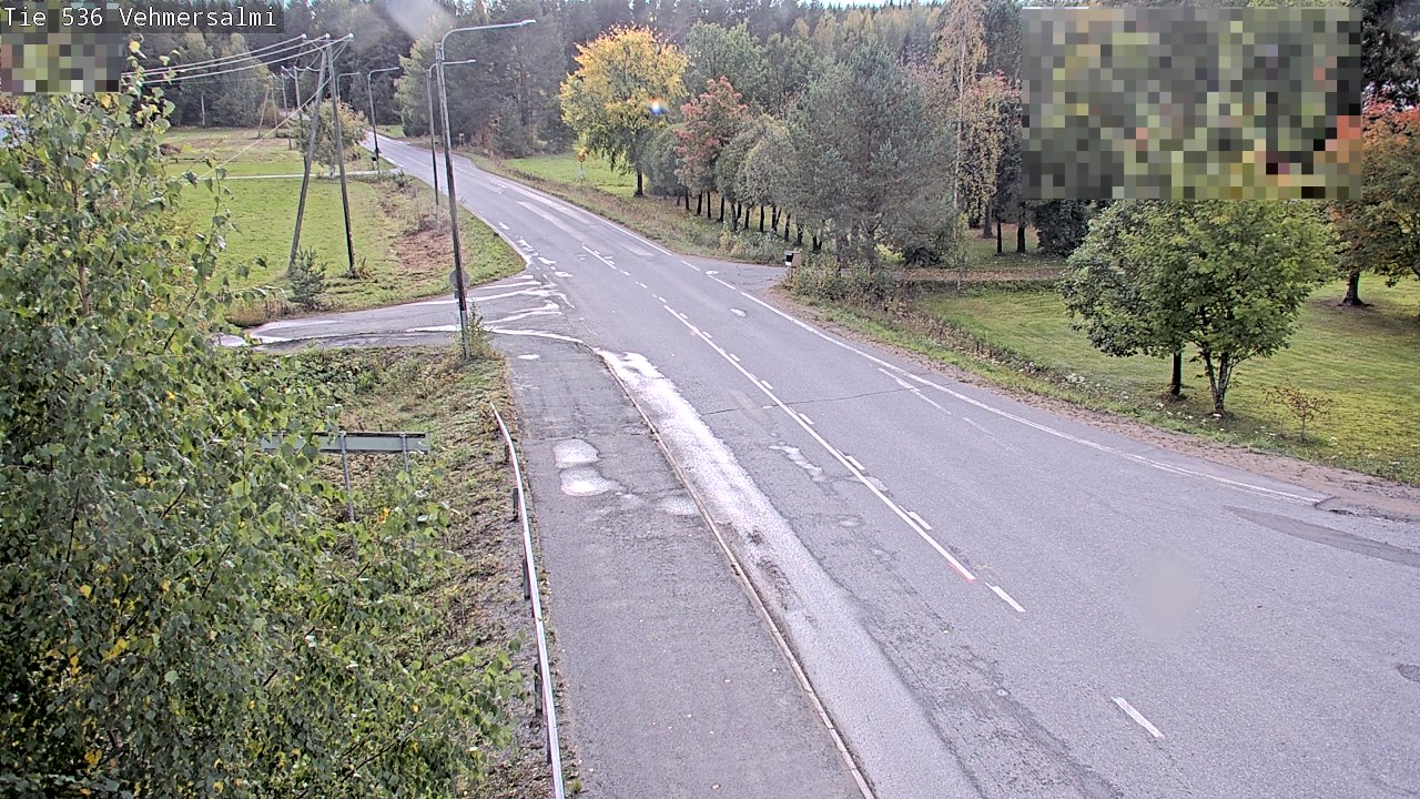 Weather Camera Image Väg 536 Kuopio, Vehmersalmi, Kuopio, Pohjois-Savo