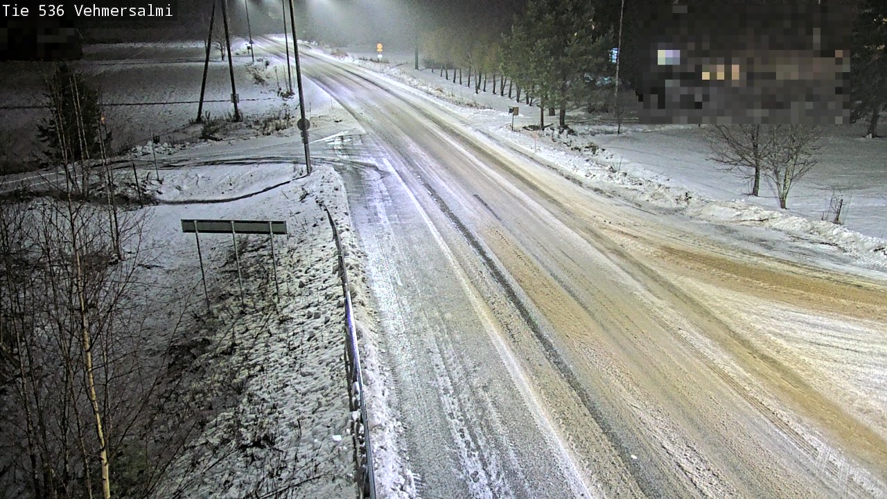 Weather Camera Image Väg 536 Kuopio, Vehmersalmi, Kuopio, Pohjois-Savo