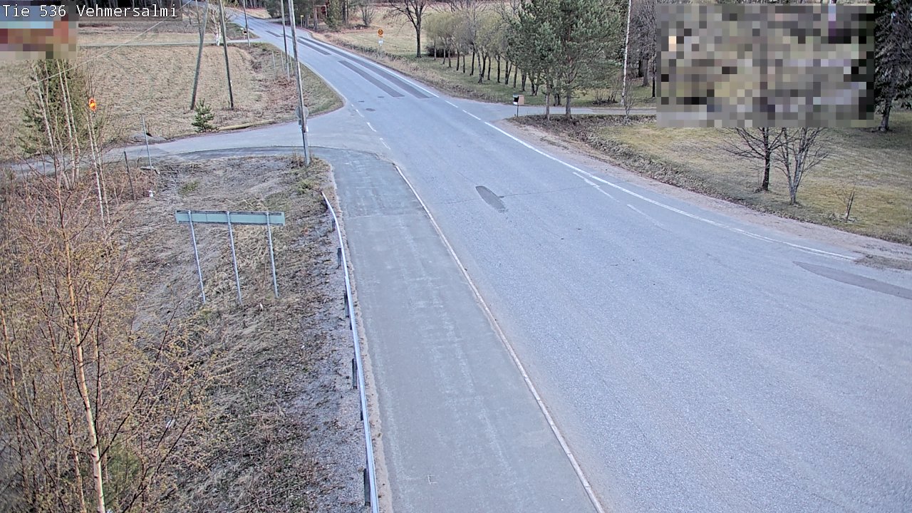 Weather Camera Image Väg 536 Kuopio, Vehmersalmi, Kuopio, Pohjois-Savo