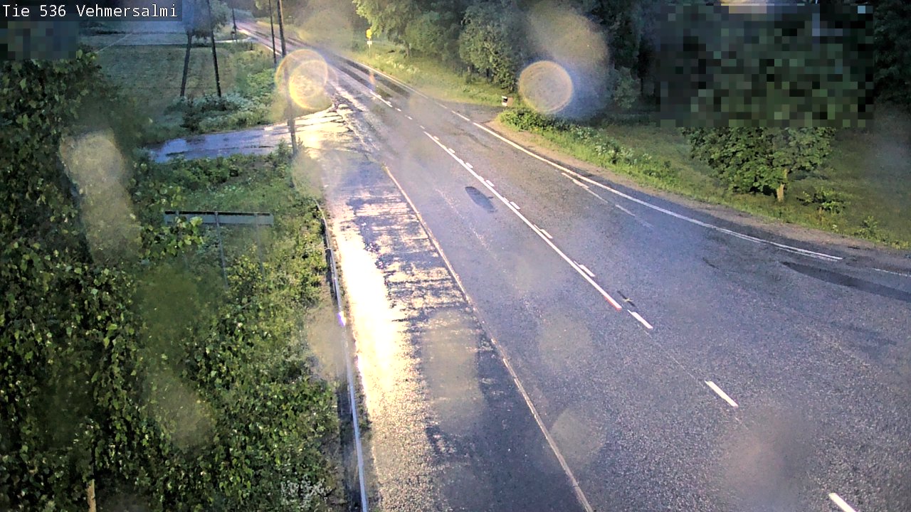 Weather Camera Image Road 536 Kuopio, Vehmersalmi, Kuopio, Pohjois-Savo