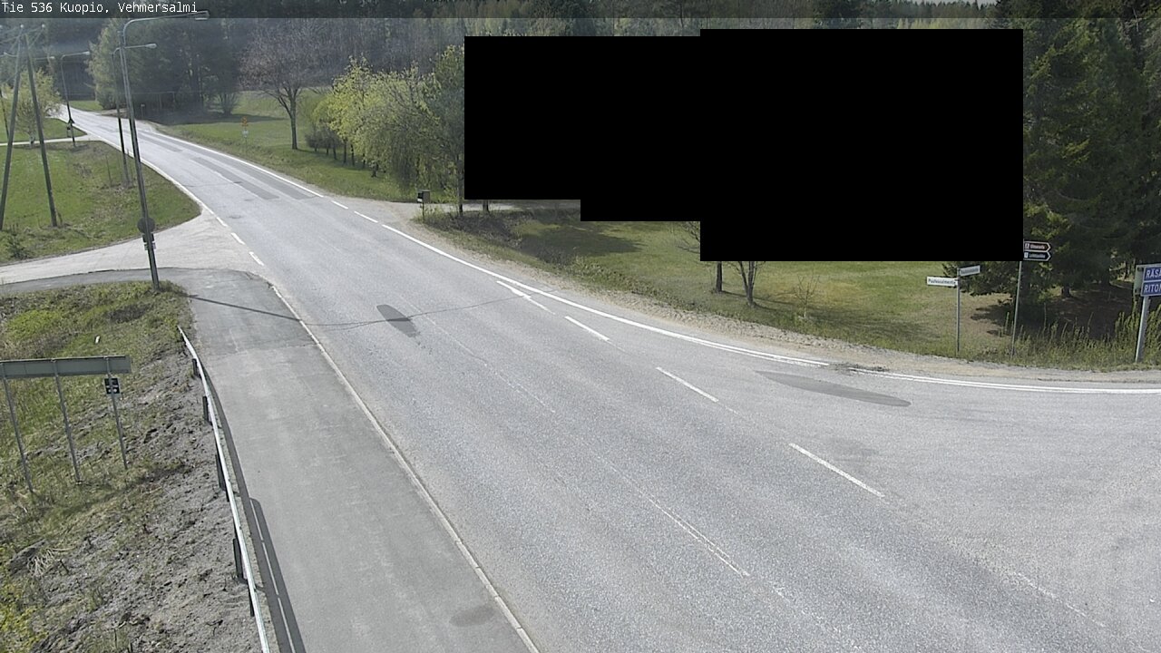 Weather Camera Image Road 536 Kuopio, Vehmersalmi, Kuopio, Pohjois-Savo