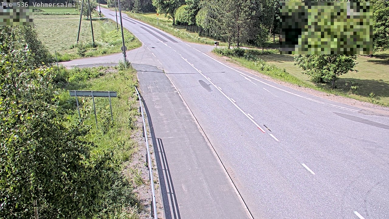 Weather Camera Image Road 536 Kuopio, Vehmersalmi, Kuopio, Pohjois-Savo
