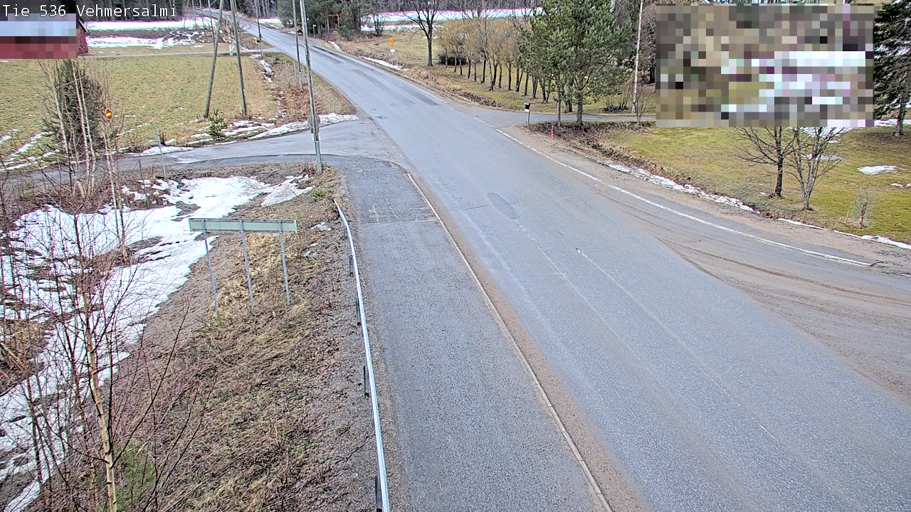 Weather Camera Image Road 536 Kuopio, Vehmersalmi, Kuopio, Pohjois-Savo