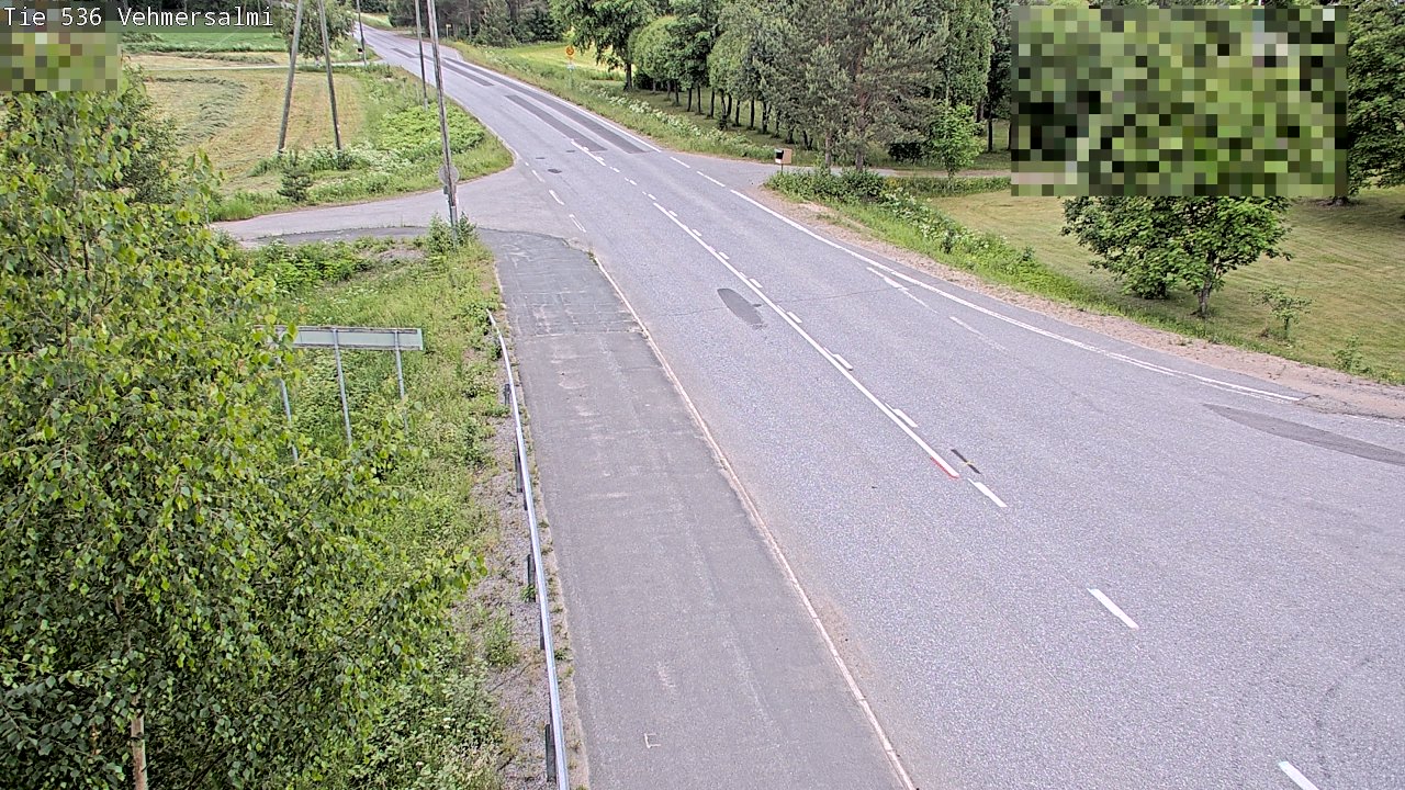 Weather Camera Image Road 536 Kuopio, Vehmersalmi, Kuopio, Pohjois-Savo
